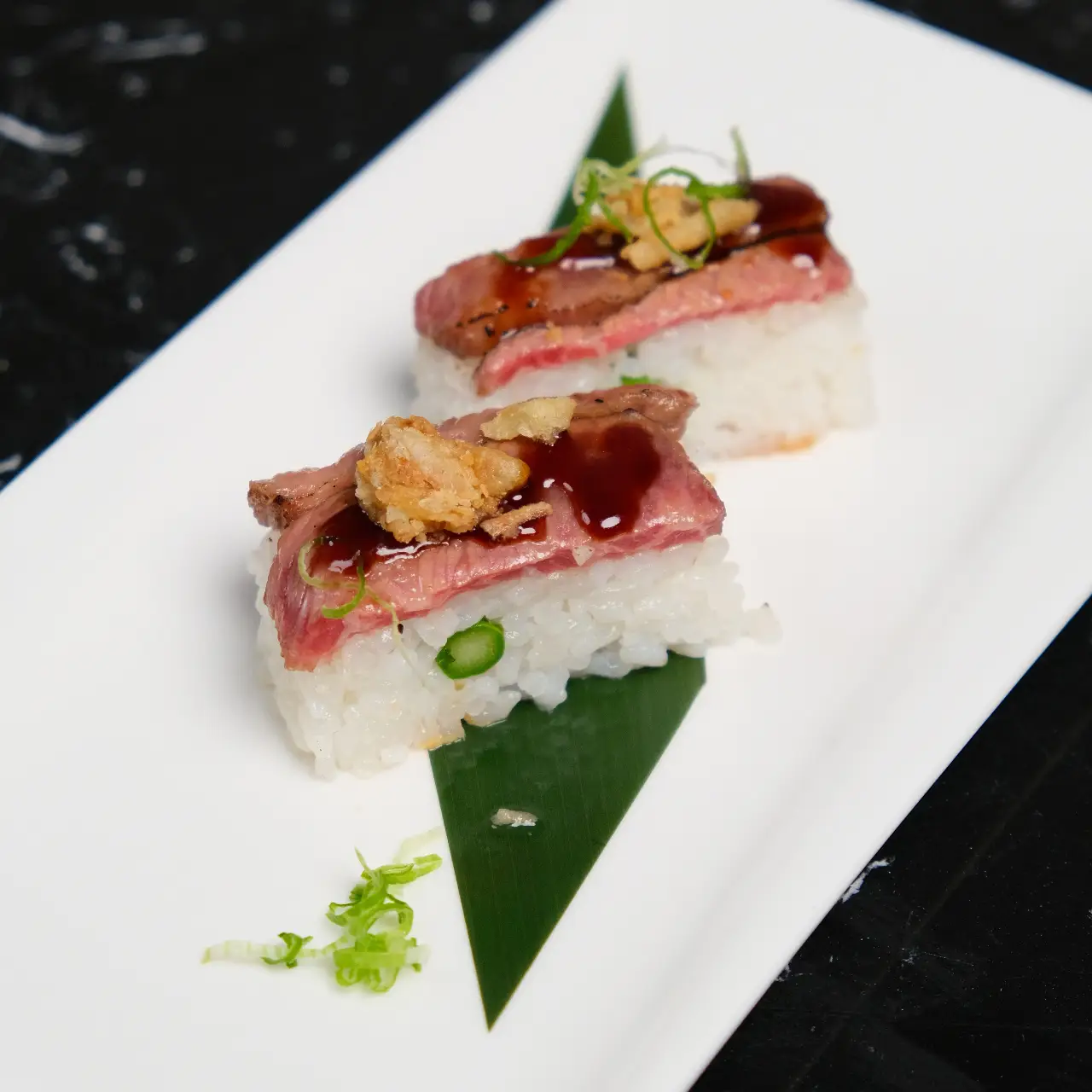 Torch Wagyu Oshi Sushi
