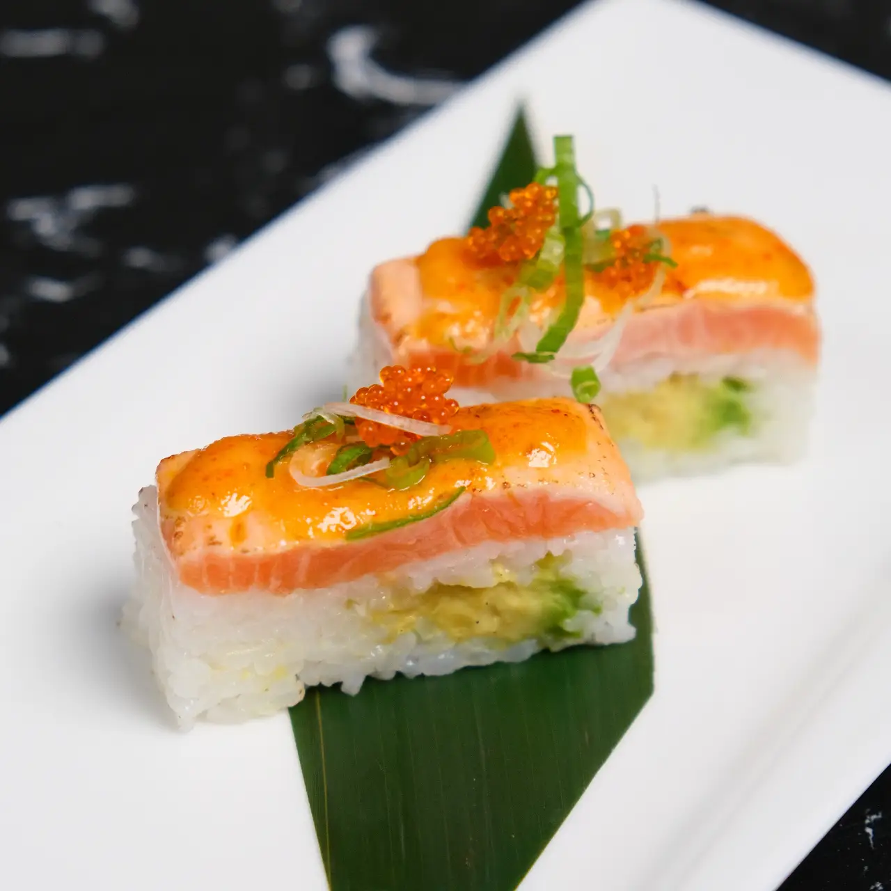 Torch Salmon Oshi Sushi