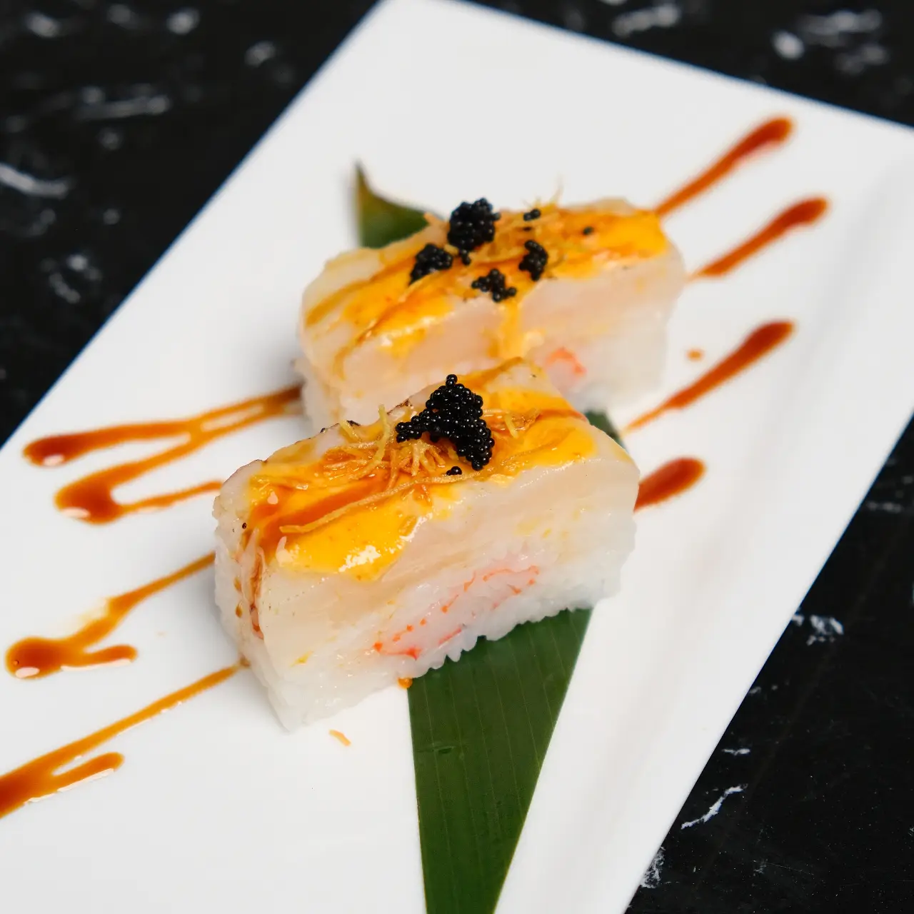 Torch Scallop Oshi Sushi